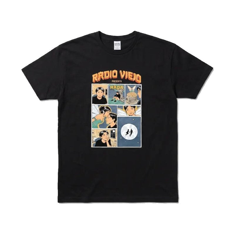 Playera Oficial "Hada" Cómic Edition - Radio Viejo (Negra)